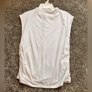 Abercrombie & Fitch white ruched Tank